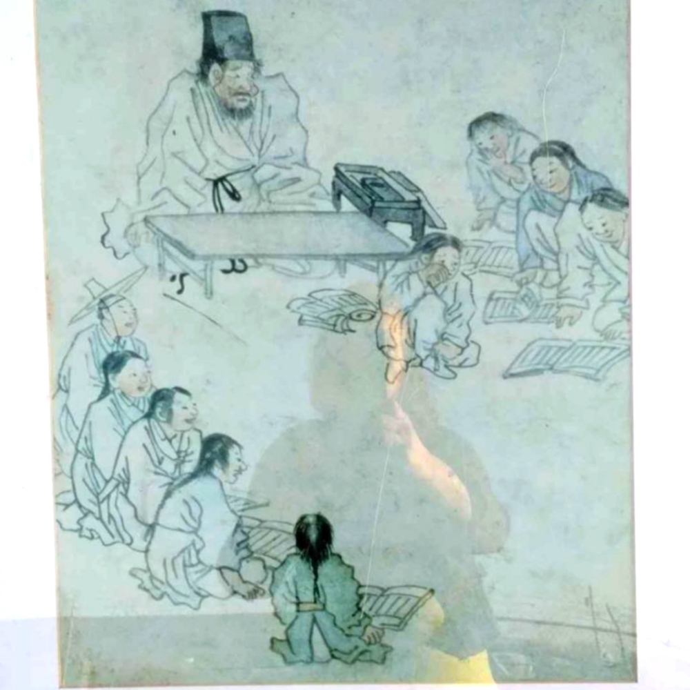 Kim Hongdo Oil Painting Poster Reproduction